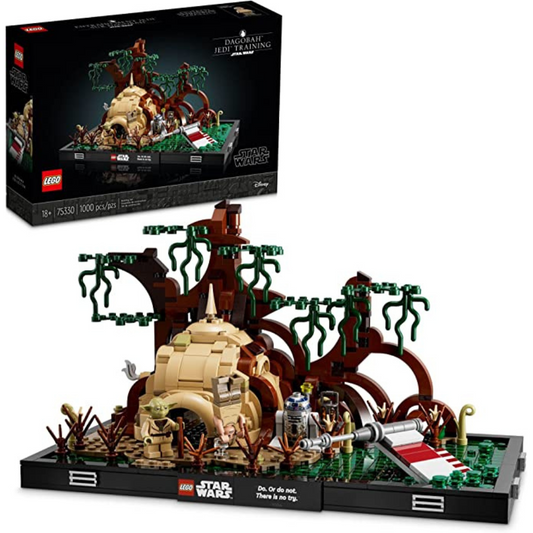 LEGO Star Wars Dagobah Jedi Training Diorama 75330 Set for Adults, with Yoda, R2-D2 and Luke Skywalker’s X-Wing