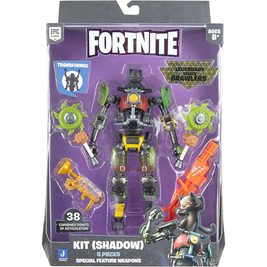 Fortnite Legendary Series Brawlers Kit (Shadow), 7-inch Highly Detailed and Articulated Figure with Harvesting Tools and Feature Weapons
