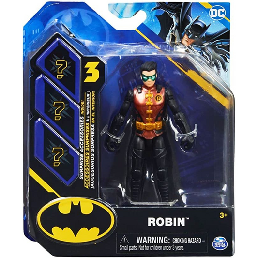 DC Batman 2022 Robin (Metallic Red Costume) 4-inch Action Figure by Spin Master