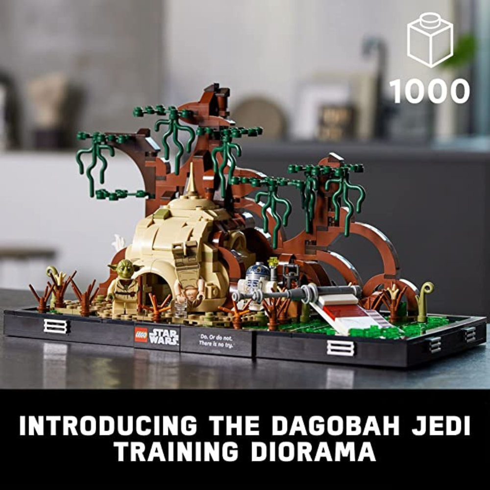 LEGO Star Wars Dagobah Jedi Training Diorama 75330 Set for Adults, with Yoda, R2-D2 and Luke Skywalker’s X-Wing